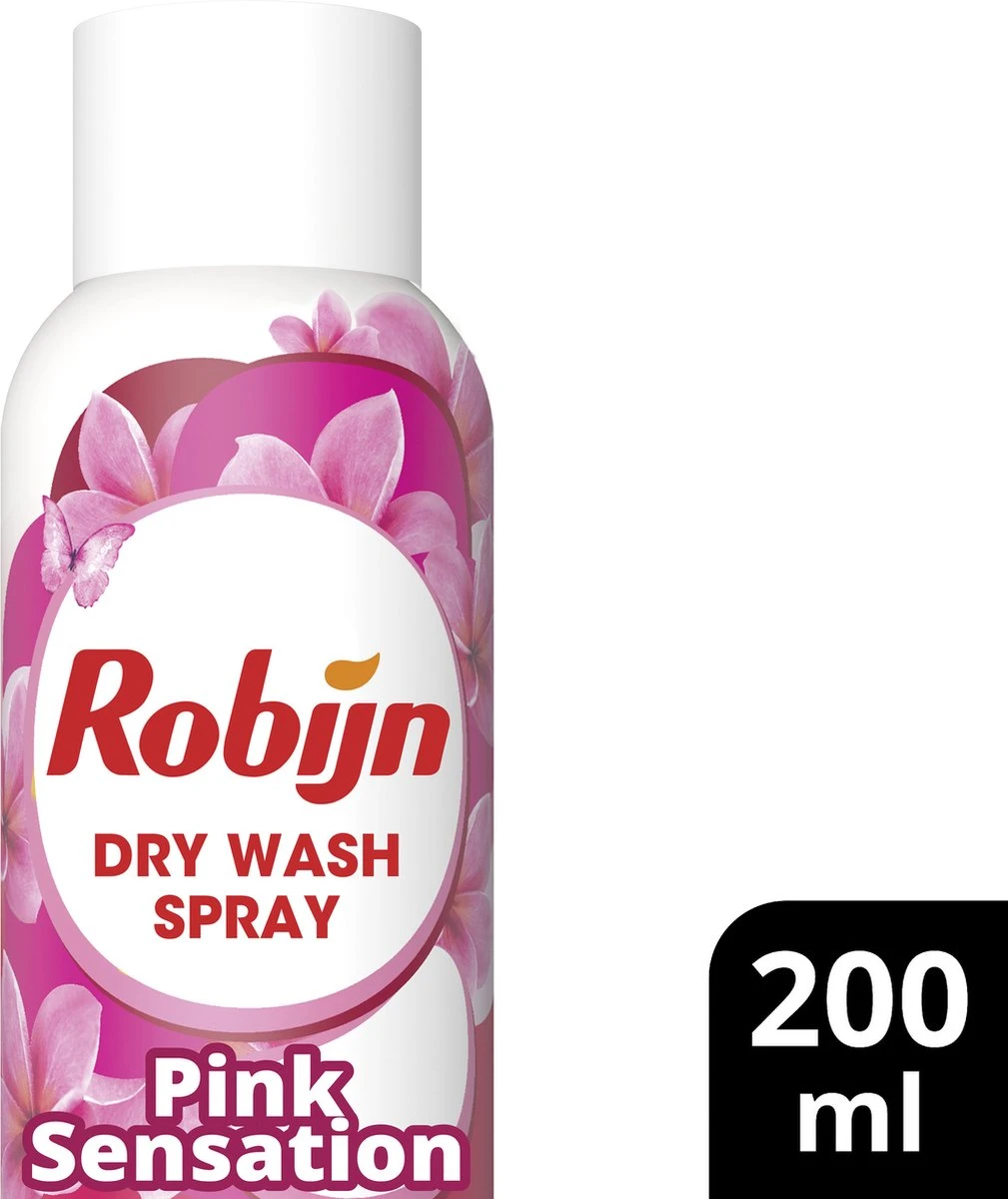 Robijn Pink Sensation Dry Wash Spray 200 Ml 1 Robijn Pink Sensation Dry Wash Spray 200 Ml