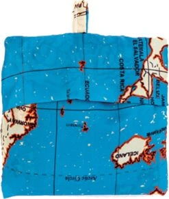 Kikkerland Waszak Voor Op Reis - Wereldkaart Print - Voor Je Vuile Was - Laundry Bag - Travel Accessoire - 17x10 Cm -Schoonmaakserie Winkel 1019x1200 2