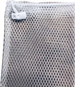 Orange85 Waszak - Groot - XL - 60 X 90 CM - Wit - Treksysteem - Trekbandsluiting - Polyester - Wasnet - Laundry Bag - Voor Kleding -Schoonmaakserie Winkel 1043x1200