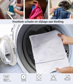 ForDig Wasnet Waszakjes (5 Stuks) Voor Lingerie En Fijne Was - Geschikt Voor Wasmachine - Met Rits - Wit -Schoonmaakserie Winkel 1047x1200 1