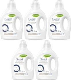 Neutral 0% Parfumvrij Vloeibaar Wasverzachter - 5 X 27 Wasbeurten - Voordeelverpakking
