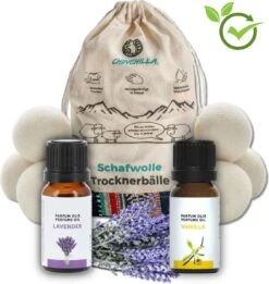 Merkloos Chinchilla® Drogerballen XXL - Set Van 6 Stuks - Herbruikbare Wasdrogerballen - Droogballen - Energiebesparing - Drogerballen Voor Wasdrogers - Wasbollen