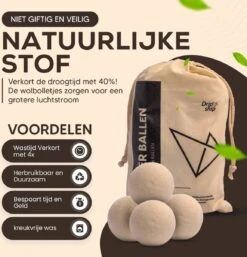 Drogerballen - Droogballen - Wasdrogerballen - Dryerballs - 6 Stuks - XL Formaat - Wol - Set -Schoonmaakserie Winkel 1155x1200 4
