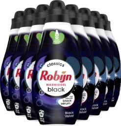 Robijn Klein & Krachtig Black Velvet Vloeibaar Wasmiddel - 8 X 19 Wasbeurten - Voordeelverpakking -Schoonmaakserie Winkel 1156x1200