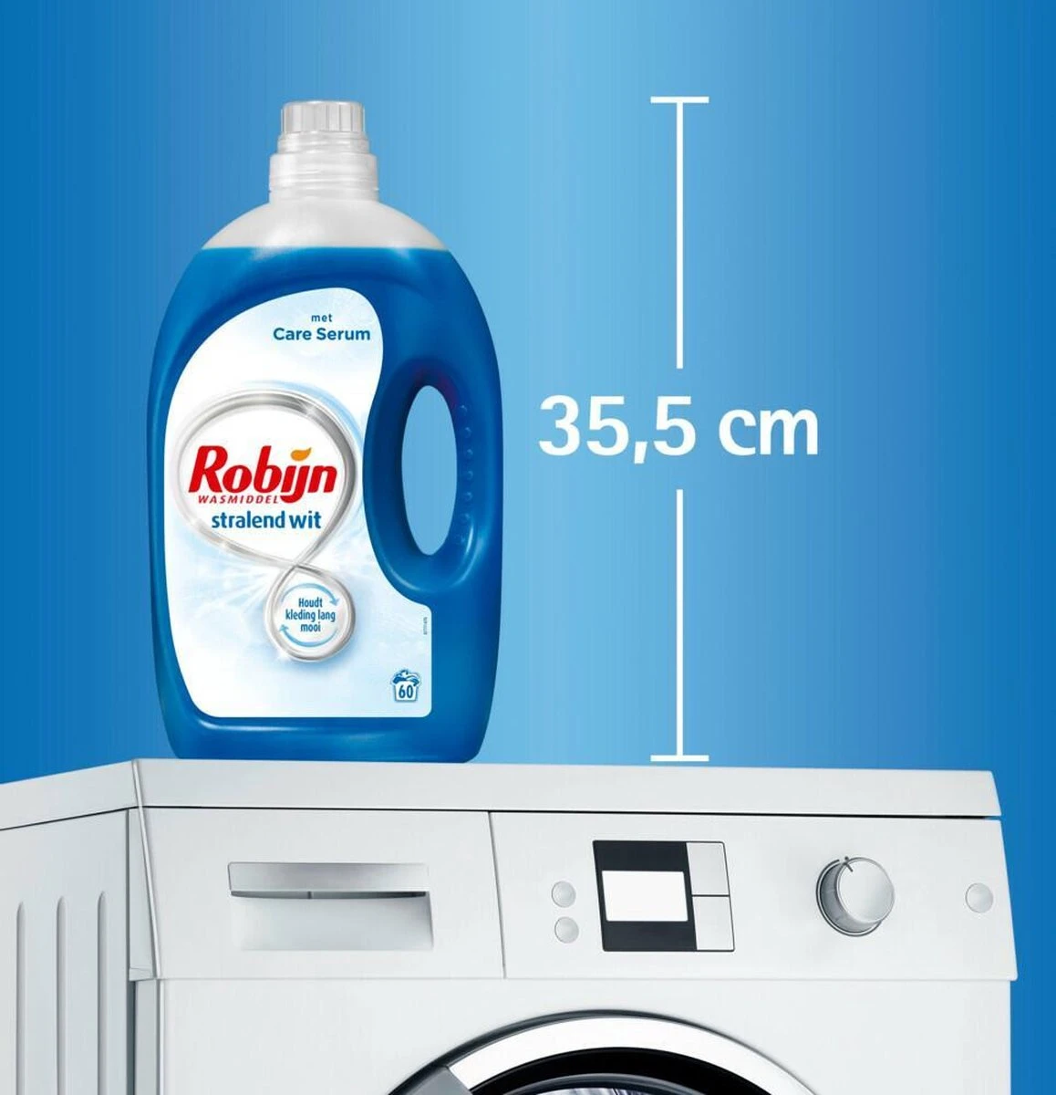 Robijn Wit Vloeibaar Wasmiddel 3L - 60 Wasbeurten - Voordeelverpakking 3 Robijn Wit Vloeibaar Wasmiddel 3L - 60 Wasbeurten - Voordeelverpakking - Afbeelding 3