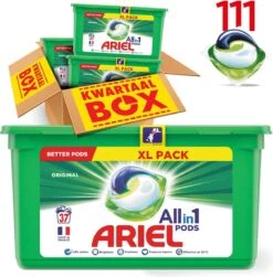 Ariel All In 1 Pods Regular Wasmiddel - Voordeelverpakking 3 X 37 Wasbeurten - Wasmiddel Pods -Schoonmaakserie Winkel 1179x1200