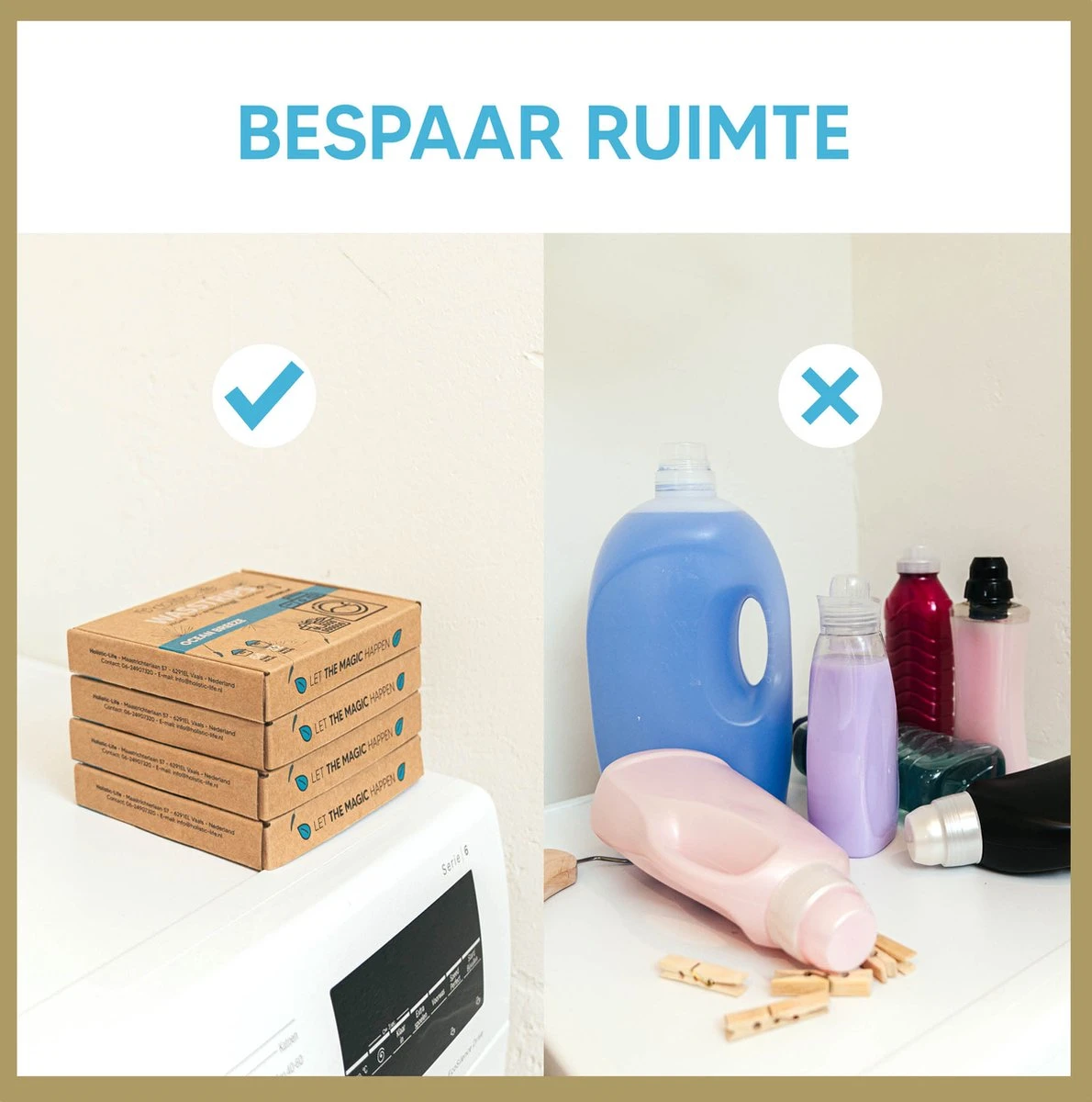 Wasmiddeldoekjes - Ocean Breeze Wasstrips 64 Wasbeurten – Wasmiddel Wasdoekjes - Natuurlijke Wasverzachter – Vegan – Zero Waste 4 Wasmiddeldoekjes - Ocean Breeze Wasstrips 64 Wasbeurten – Wasmiddel Wasdoekjes - Natuurlijke Wasverzachter – Vegan – Zero Waste - Afbeelding 4