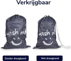 Wonair - Grote Waszak - Wash Me - Wastas - 60x90cm - Grijs - Met Trekkoord -Schoonmaakserie Winkel 1200x1028 2
