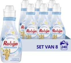 Robijn Jasmijn & Sandelhout Wasverzachter - 8 X 30 Wasbeurten- Voordeelverpakking -Schoonmaakserie Winkel 1200x1053 3
