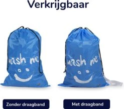 Wonair - Grote Waszak - 60x90cm - Hemelsblauw - Met Trekkoord En Draagband -Schoonmaakserie Winkel 1200x1055 5
