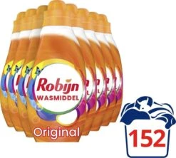 Robijn Klein & Krachtig Color Vloeibaar Wasmiddel - 8 X 19 Wasbeurten - Voordeelverpakking -Schoonmaakserie Winkel 1200x1078