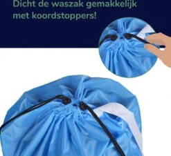 Wonair - Grote Waszak - 60x90cm - Hemelsblauw - Met Trekkoord En Draagband -Schoonmaakserie Winkel 1200x1097 3