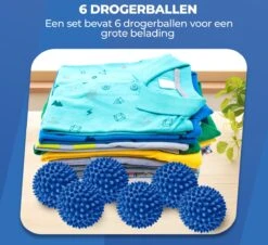 Roegaarden Drogerballen - Wasbollen - 6 Stuks - Siliconen - Sneller Droog - Anti-kreuk -Schoonmaakserie Winkel 1200x1100 3