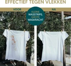 Wasmiddeldoekjes - Ongeparfumeerd Wasstrips 64 Wasbeurten – Wasmiddel Wasdoekjes - Natuurlijke Wasverzachter – Vegan – Zero Waste -Schoonmaakserie Winkel 1200x1111 1
