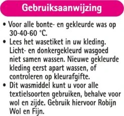 Robijn Color Pink Sensation Vloeibaar Wasmiddel 60 Wasbeurten -Schoonmaakserie Winkel 1200x1121