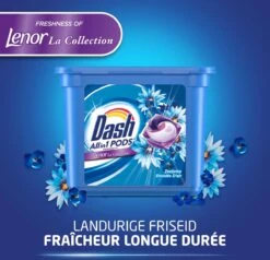 Dash All In 1 Wasmiddel Pods - Oceaanrust Wascapsules - Voordeelverpakking 3 X 40 Wasbeurten -Schoonmaakserie Winkel 1200x1156 1