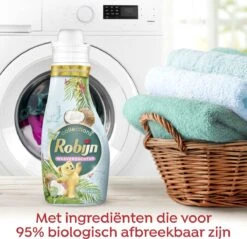 Robijn Collections Kokos Wasverzachter - 8 X 30 Wasbeurten - Voordeelverpakking -Schoonmaakserie Winkel 1200x1159 6