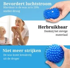 Wasdroger Ballen - Wasbol - Droogballen - Wasbal - Wasballen - Drogerballen - Wasballen Voor Wasmachine - 4 Stuks -Schoonmaakserie Winkel 1200x1162 3