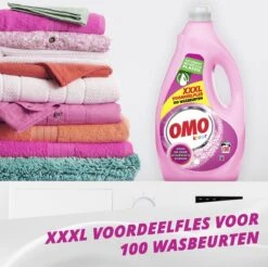 Omo Vloeibaar Wasmiddel Kleur - 100 Wasbeurten - Grootverpakking -Schoonmaakserie Winkel 1200x1194 2