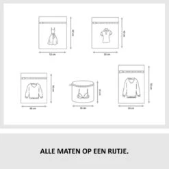 Merkloos Waszakken | Set Van 5 Waszakjes Met Rits - Waszak - Wasnet - Kledingzakjes - BH Was Zakjes - Laundry Bag Set Voor Ondergoed - Kleding - Delicaat Wasgoed - Wasmachine Zakjes - Wasgoed -Schoonmaakserie Winkel 1200x1199 57