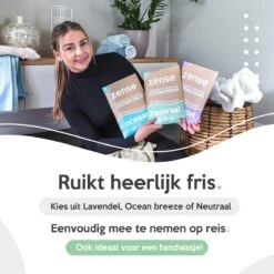 Zense Eco Wasmiddel Wasstrips - 72 Grote Wasbeurten - Neutraal - Wasmiddeldoekjes -Schoonmaakserie Winkel 1200x1200 106