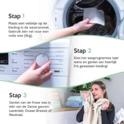 Zense Eco Wasmiddel Wasstrips - 72 Grote Wasbeurten - Neutraal - Wasmiddeldoekjes -Schoonmaakserie Winkel 1200x1200 111