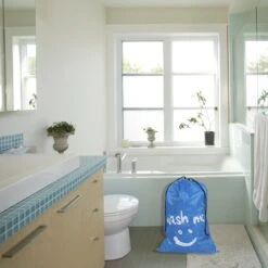 Wonair - Waszakken Voor Wasgoed - 60x90cm - Hemelsblauw - Met Trekkoord -Schoonmaakserie Winkel 1200x1200 1348