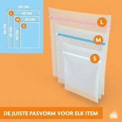 LaundrySpecialist Waszakken Voor Wasgoed - Set Van 3 Stuks - Ook Te Gebruiken Als Travel Organizer -Schoonmaakserie Winkel 1200x1200 1351