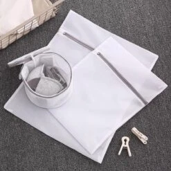 Merkloos Waszak 4 Delig - 1x Groot (50x60 Cm) - 1x Middel ( 40x50cm) - 1x Normaal (30x40cm) - 1x BH (17x15cm) -Schoonmaakserie Winkel 1200x1200 1370