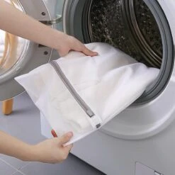 Merkloos Waszak 4 Delig - 1x Groot (50x60 Cm) - 1x Middel ( 40x50cm) - 1x Normaal (30x40cm) - 1x BH (17x15cm) -Schoonmaakserie Winkel 1200x1200 1372