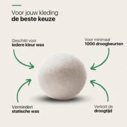 Tenify 6 XL Drogerballen + Extra Lavendel Olie - Wasbollen - Duurzaam - Schaapswol - Wasverzachter - Wasdrogerballen - Herbruikbare Droogballen - Energie Besparen -Schoonmaakserie Winkel 1200x1200 1434