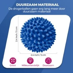 Roegaarden Drogerballen - Wasbollen - 6 Stuks - Siliconen - Sneller Droog - Anti-kreuk -Schoonmaakserie Winkel 1200x1200 1453