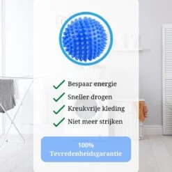 Wasdroger Ballen - Wasbol - Droogballen - Wasbal - Wasballen - Drogerballen - Wasballen Voor Wasmachine - 4 Stuks -Schoonmaakserie Winkel 1200x1200 1484