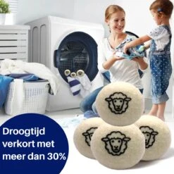 Drogerballen 6 Stuks - Wasbol - Droogballen - Herbruikbare Wasbollen - Wasverzachter - Wasdrogerballen - Doseerbol -Schoonmaakserie Winkel 1200x1200 1493