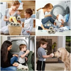 Drogerballen 6 Stuks - Wasbol - Droogballen - Herbruikbare Wasbollen - Wasverzachter - Wasdrogerballen - Doseerbol -Schoonmaakserie Winkel 1200x1200 1494