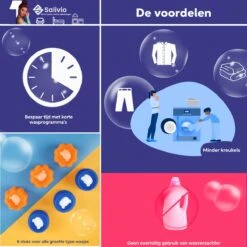 Salivio Laundryballs - 8x Wasbol Set - Huisdieren Haar Verwijderen - Wasbollen - Drogerballen - Energiebesparend - Wasverzachter - Milieuvriendelijk Wassen -Schoonmaakserie Winkel 1200x1200 1514