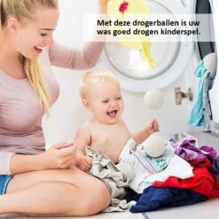 Droger Ballen Wol - Wasdroger Herbruikbare Wollen Droger Ballen - Droogballen Voor Snellere Droogtijd- Set 6 Stuks - Swilix -Schoonmaakserie Winkel 1200x1200 1554