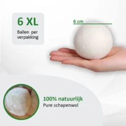 Droger Ballen Wol - Wasdroger Herbruikbare Wollen Droger Ballen - Droogballen Voor Snellere Droogtijd- Set 6 Stuks - Swilix -Schoonmaakserie Winkel 1200x1200 1556
