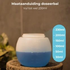FAVE Doseerbol - Wasbollen - Drogerbollen - Transparant - Doseerdop - 230ml - 2 Stuks - Inclusief E-book -Schoonmaakserie Winkel 1200x1200 1610