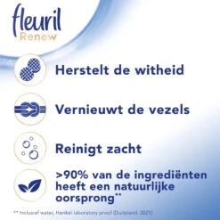 Fleuril Renew Wit - Vloeibaar Wasmiddel - 45 Wasbeurten -Schoonmaakserie Winkel 1200x1200 187