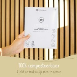 Cosmeau Wasstrips 20 Wasbeurten Zeebries Wasmiddel Wasvellen Wasdoekjes Detergent Sheets Eco Laundry Strips Proefpakket - Plasticvrij Biologisch -Schoonmaakserie Winkel 1200x1200 213