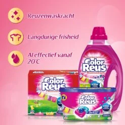Color Reus Power Caps Wascapsules - Wasmiddel Capsules - Voordeelverpakking - 2x52 Wasbeurten -Schoonmaakserie Winkel 1200x1200 227