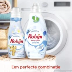 Robijn Klein & Krachtig Stralend Wit Vloeibaar Wasmiddel - 8 X 19 Wasbeurten - Voordeelverpakking -Schoonmaakserie Winkel 1200x1200 236