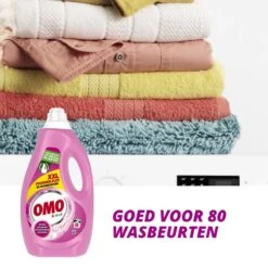 Omo Kleur Vloeibaar Wasmiddel - 80 Wasbeurten - Voordeelverpakking -Schoonmaakserie Winkel 1200x1200 321