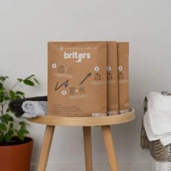 Schoonmaakserie Winkel 37 Briters Wasmiddelstrips - 100 Wasbeurten - Ecologisch Wasmiddel - 100% Plasticvrij - Fresh Linen - Wasstrips