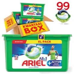 Ariel All In 1 Pods Actieve Geurbestrijding Wasmiddel - Voordeelverpakking 3 X 33 Wasbeurten - Wasmiddel Pods 18 Ariel All In 1 Pods Actieve Geurbestrijding Wasmiddel - Voordeelverpakking 3 X 33 Wasbeurten - Wasmiddel Pods -Schoonmaakserie Winkel 1200x1200 454