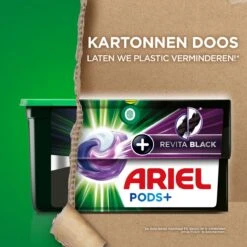 Ariel Wasmiddel Pods + Revitablack - Voor De Zwarte Was - 4 X 28 Wasbeurten - Voordeelverpakking -Schoonmaakserie Winkel 1200x1200 496