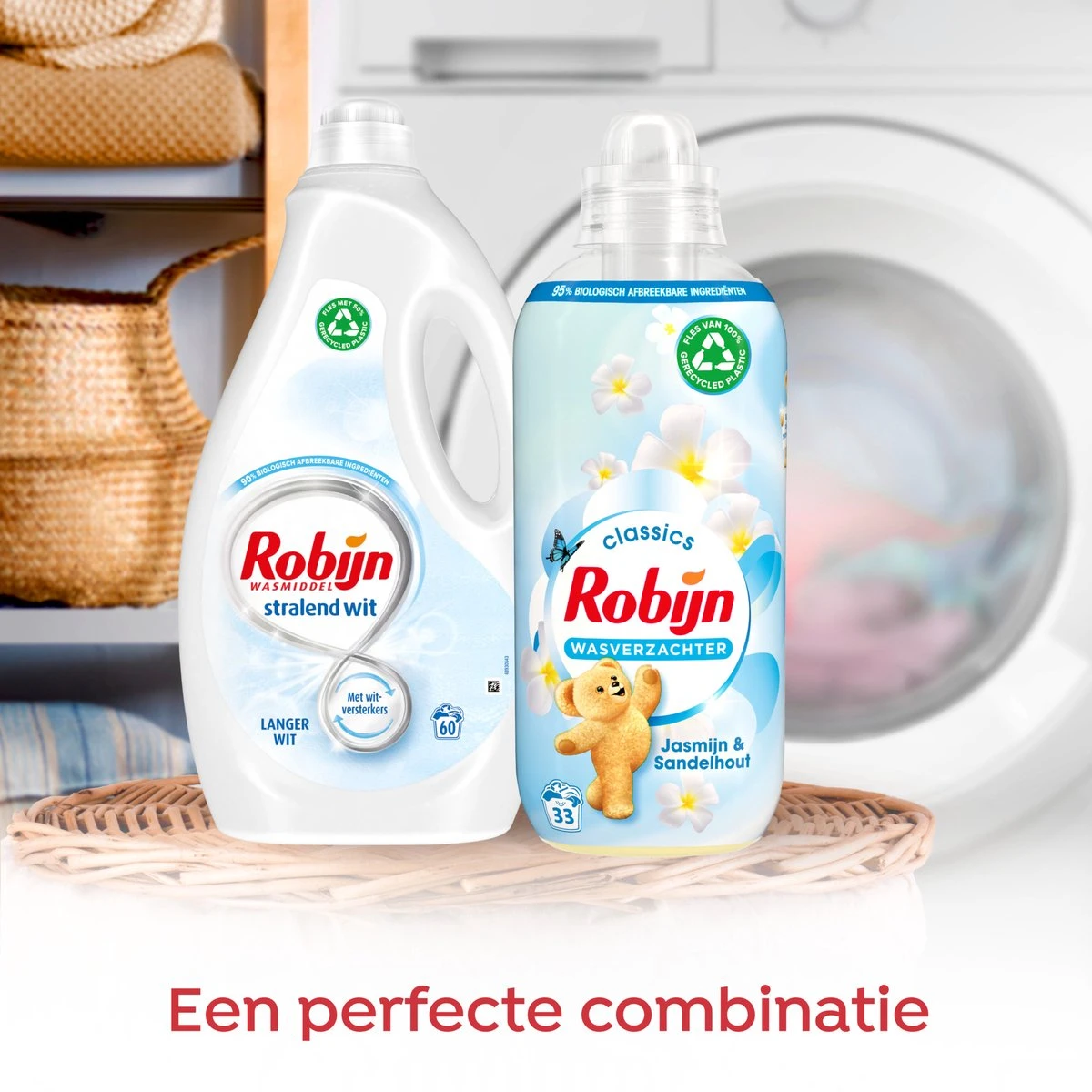 Robijn Stralend Wit Vloeibaar Wasmiddel 60 Wasbeurten 5 Robijn Stralend Wit Vloeibaar Wasmiddel 60 Wasbeurten - Afbeelding 5