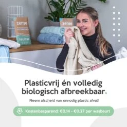 Zense Eco Wasmiddel Wasstrips - 72 Grote Wasbeurten - Ocean Breeze -Schoonmaakserie Winkel 1200x1200 512