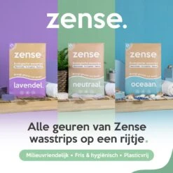 Zense Eco Wasmiddel Wasstrips - 72 Grote Wasbeurten - Ocean Breeze -Schoonmaakserie Winkel 1200x1200 517